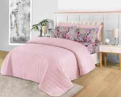 LUXURY QUILTED COMFORTER SET - 6PC