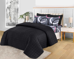 LUXURY QUILTED COMFORTER SET - 6PC