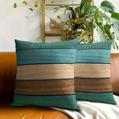 Vintage Brown & Teak Pack of 2