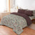 LUXURY PRINTED QUILTED COMFORTER SET - 6PC