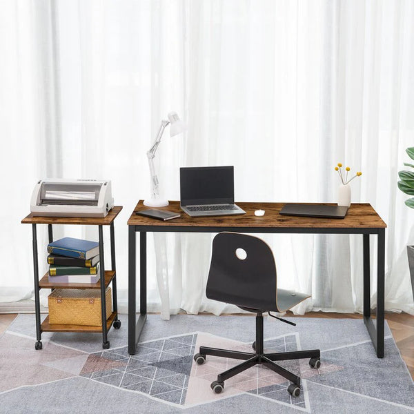 Rushford Rolling Home Office Side Table Organizer Trolley