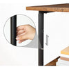 Rushford Rolling Home Office Side Table Organizer Trolley