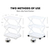 Caster Rolling Home Office Side Table Trolley