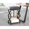 Caster Rolling Home Office Side Table Trolley