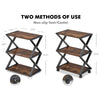 Caster Rolling Home Office Side Table Trolley
