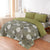 LUXURY PRINTED QUILTED COMFORTER SET - 6PC