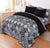 LUXURY PRINTED QUILTED COMFORTER SET - 6PC