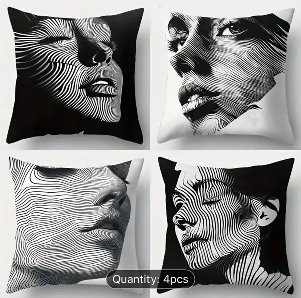 Ink & Grace Cushion Covers Pack Of 4