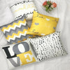 GreyGold Love Cushion Cover Pack of 5