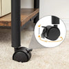 Rushford Rolling Home Office Side Table Organizer Trolley