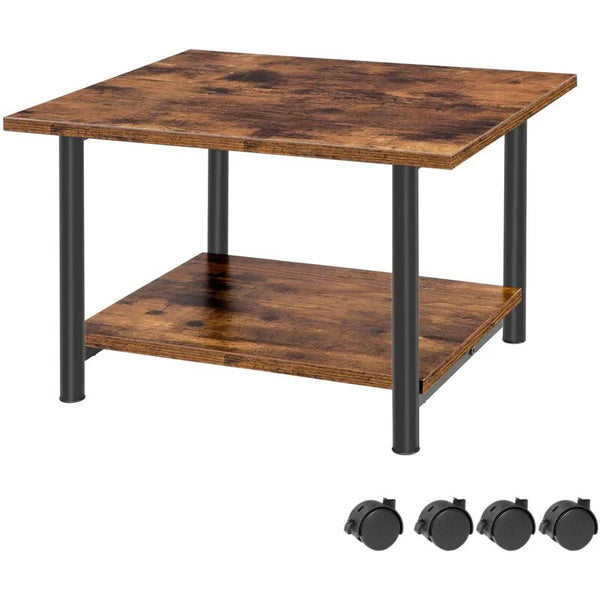 Rushford Rolling Home Office Side Table Organizer Trolley