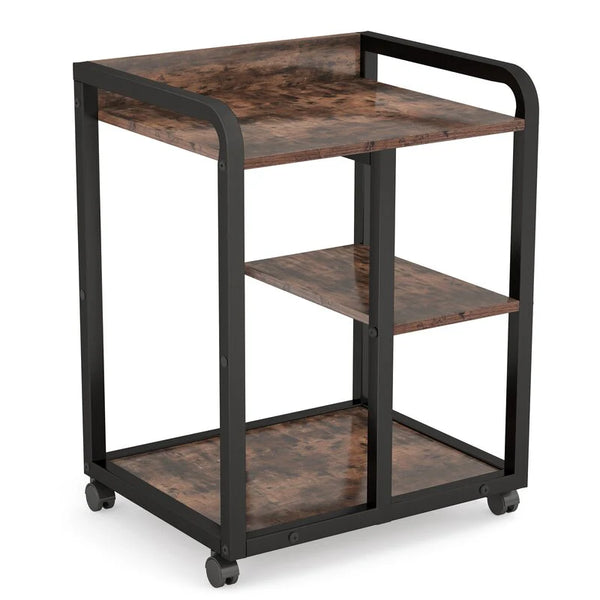 Adama Rolling Home Office Side Table Trolley