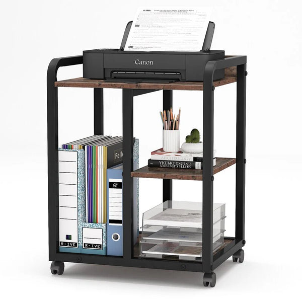 Adama Rolling Home Office Side Table Trolley