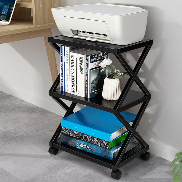 Caster Rolling Home Office Side Table Trolley