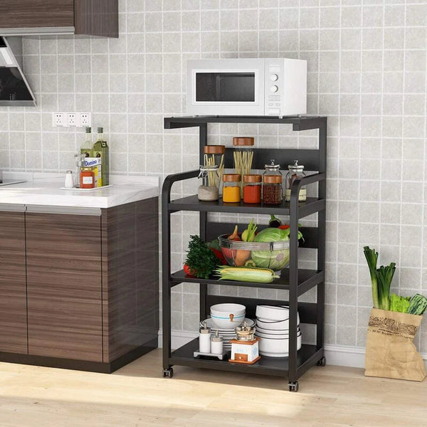 Alvaro Kitchen Moving Trolley Organizer Rack