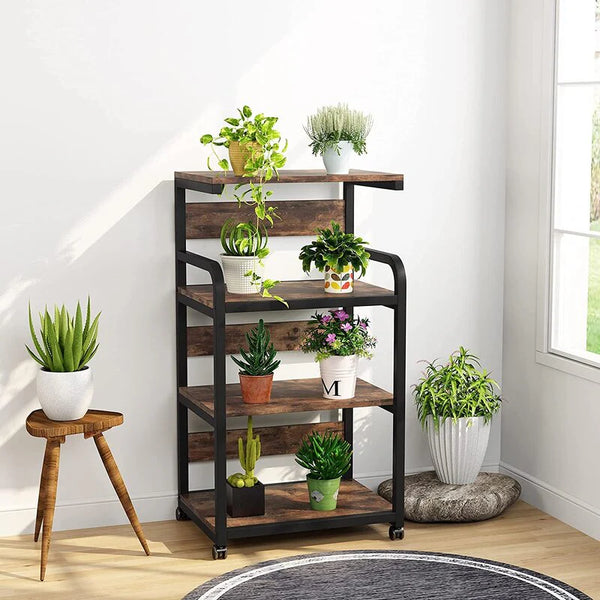 Alvaro Kitchen Moving Trolley Organizer Rack