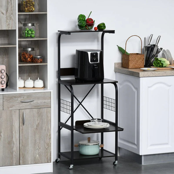 Wallen Baker's Kitchen Organizer Trolley Decor Rack