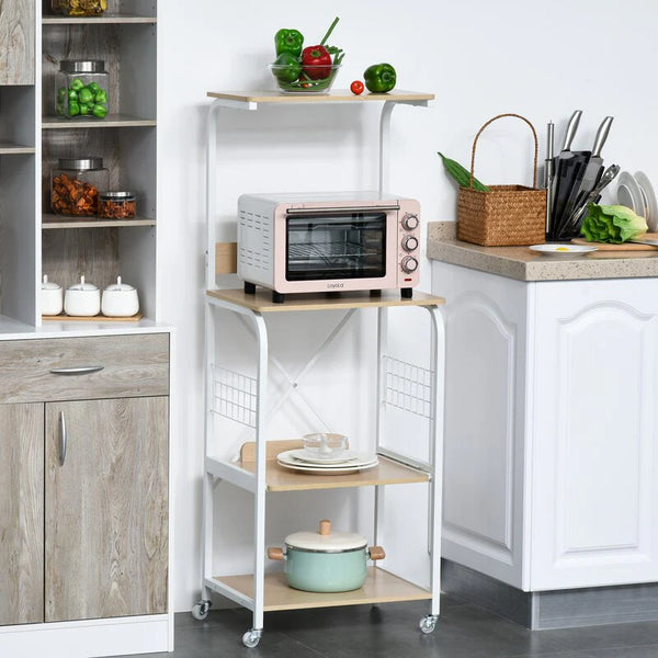 Wallen Baker's Kitchen Organizer Trolley Decor Rack