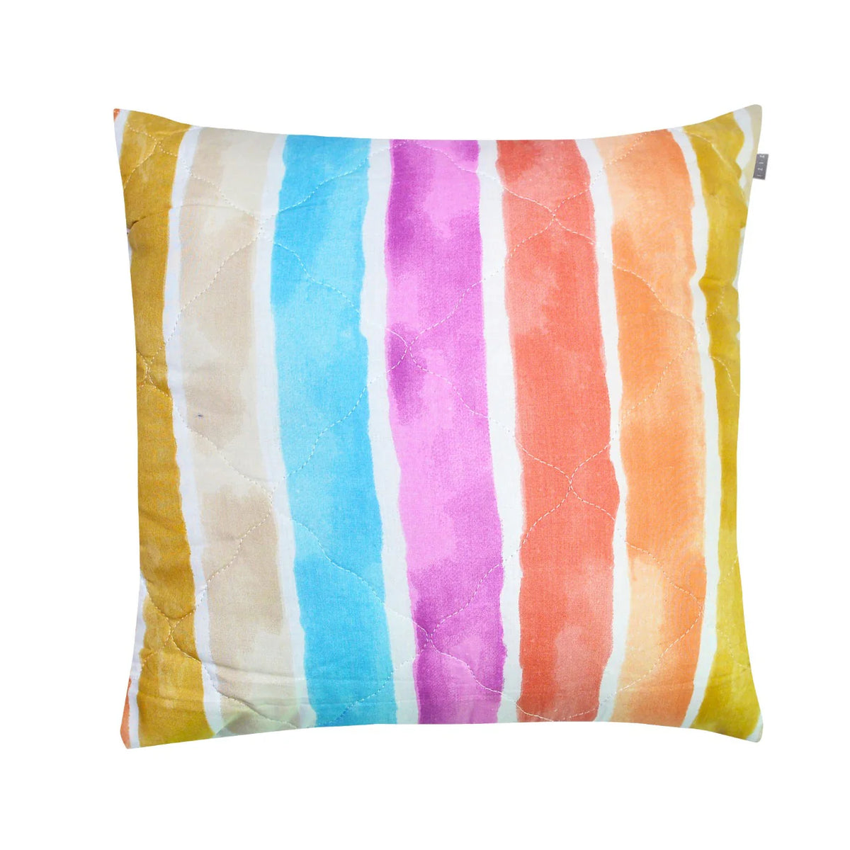 Rain Bow Decorative Cushion Cover With Filling