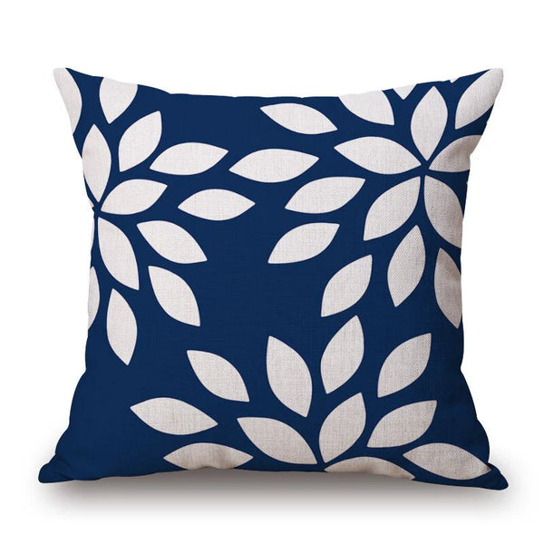 Blue & Yellow Cushion Covers Pack of 6