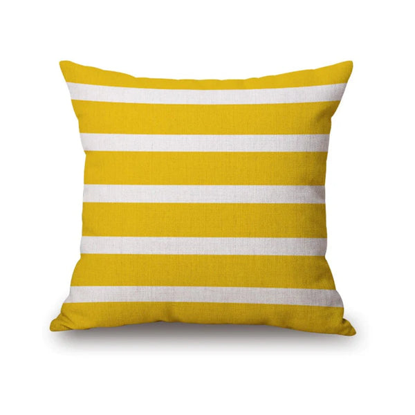 Blue & Yellow Cushion Covers Pack of 6