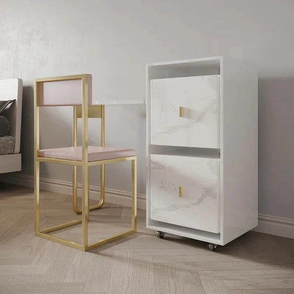 Figurative Home Office Work Writing Storage Organizer Desk Trolley