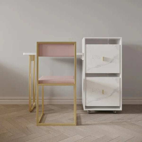 Figurative Home Office Work Writing Storage Organizer Desk Trolley