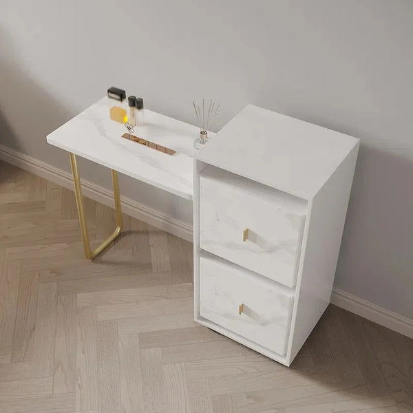 Figurative Home Office Work Writing Storage Organizer Desk Trolley