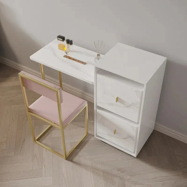 Figurative Home Office Work Writing Storage Organizer Desk Trolley