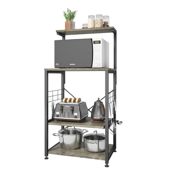 Bipartite Oven Spice Cutlery Storage Organizer Kitchen Bakers Rack