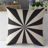 Linen Black and White Cushion Covers Pack of 4