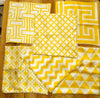 Happy Yellow Sun Cushion Covers Pack of 6