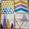 Bluettek Soft Burlap Cushion Covers Pack 4