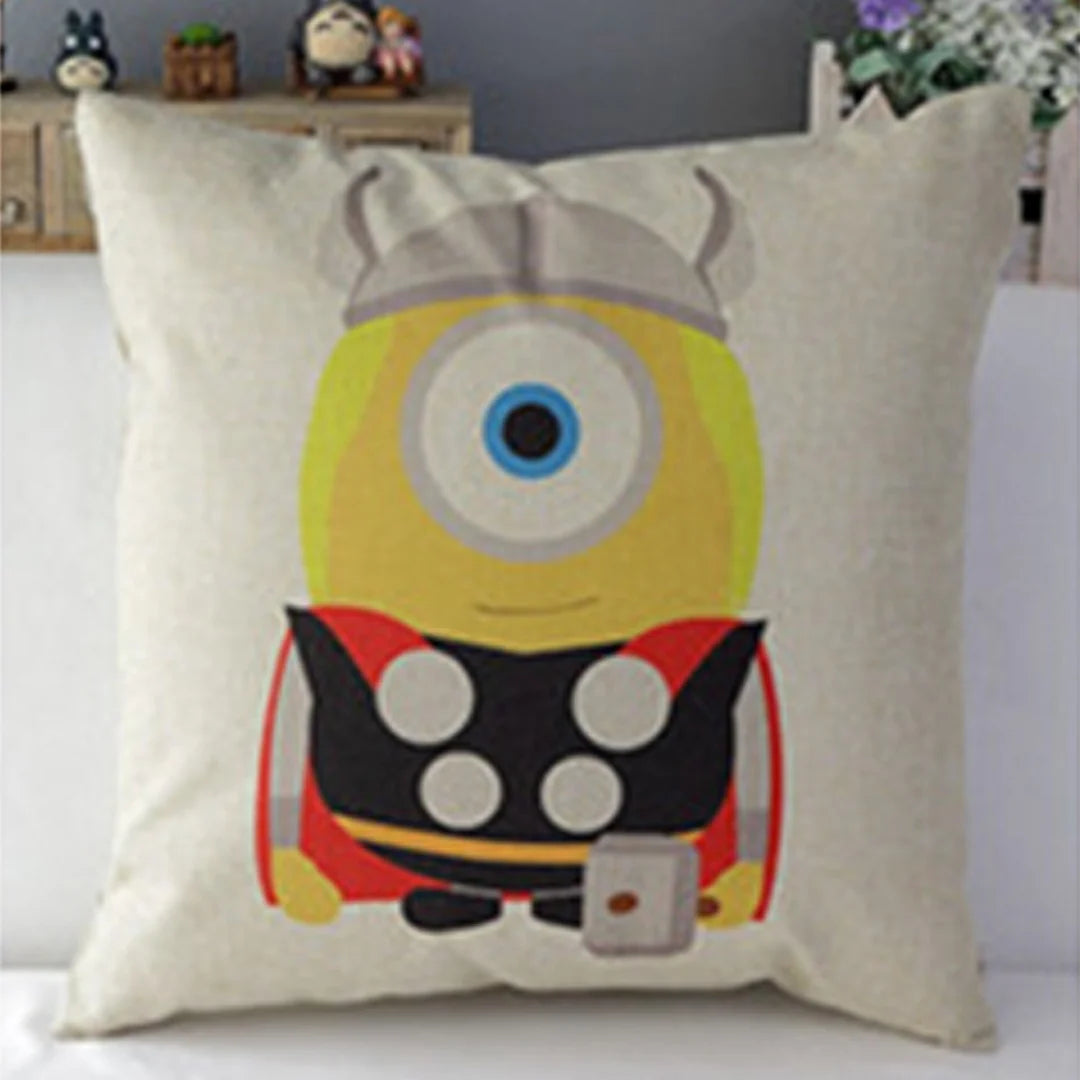 Minions Superheros Cushion Covers Pack Of 7