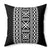 Tribal Cushion Cover Black & White Pack of 2