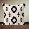 Aztec Style Beige Black Cushion Cover Pack of 4