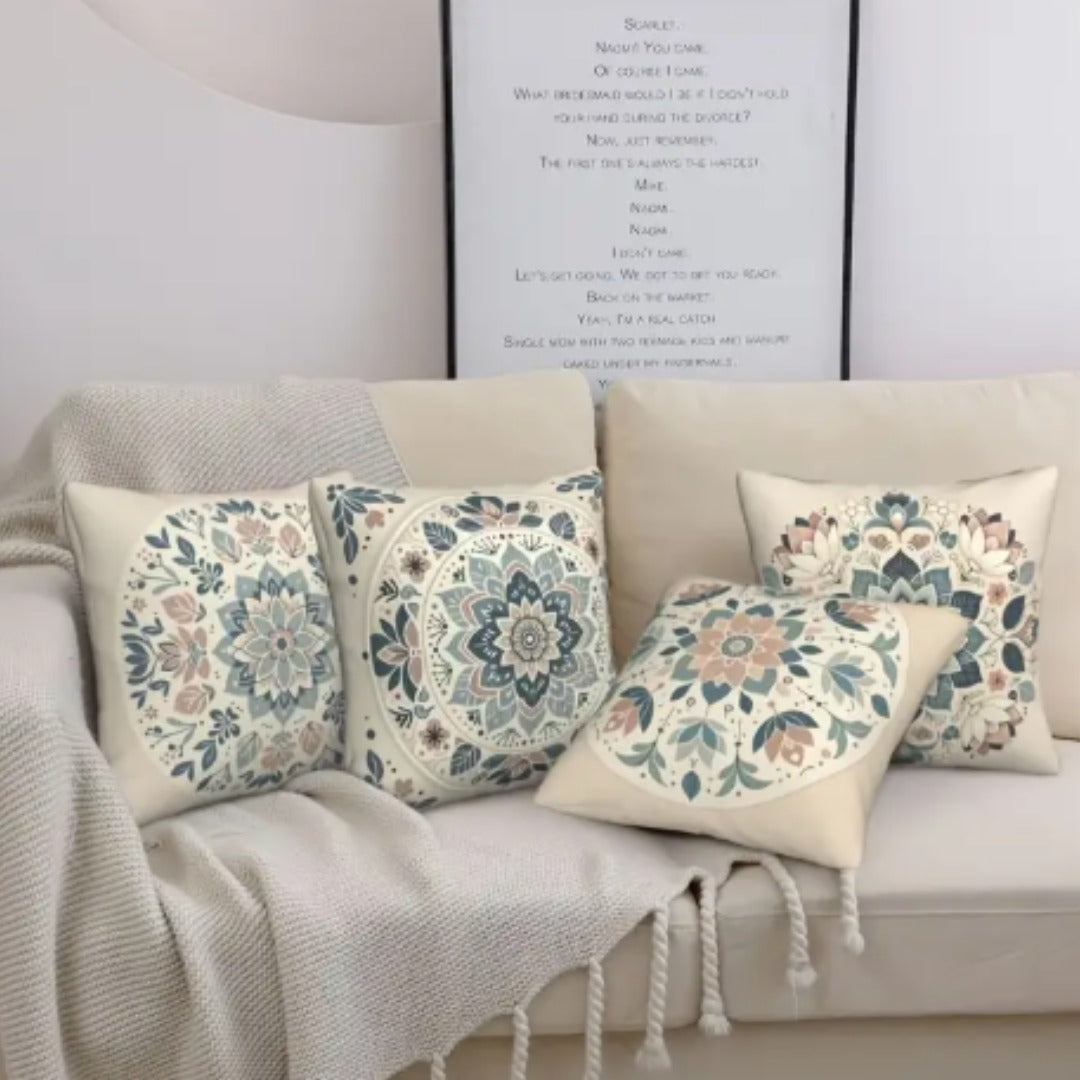 Boho Chic Pack of 4 Cushion Covers