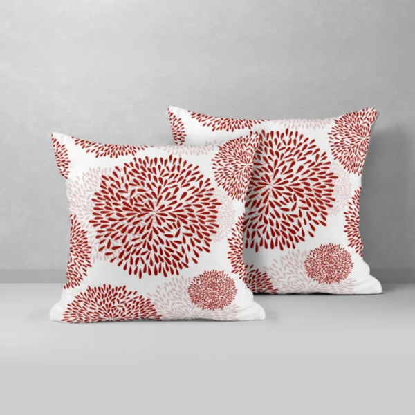 Floral Indoor Throw Cover Pack of 2
