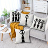 African Tribal Women Throw Pillow Covers Pack Of 4