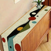 Chic Geometric Linen Table Runner