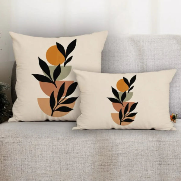 Boho Modern Buddha Cushion Cover Pack Of 2
