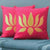 Lotus flowers Cushion Cover Pack Of 2
