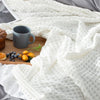 Viscose Bamboo Cooling King Blanket Ivory