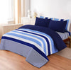 LUXURY PRINTED QUILTED COMFORTER SET - 6PC