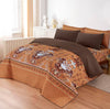 LUXURY PRINTED QUILTED COMFORTER SET - 6PC