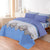 LUXURY PRINTED QUILTED COMFORTER SET - 6PC
