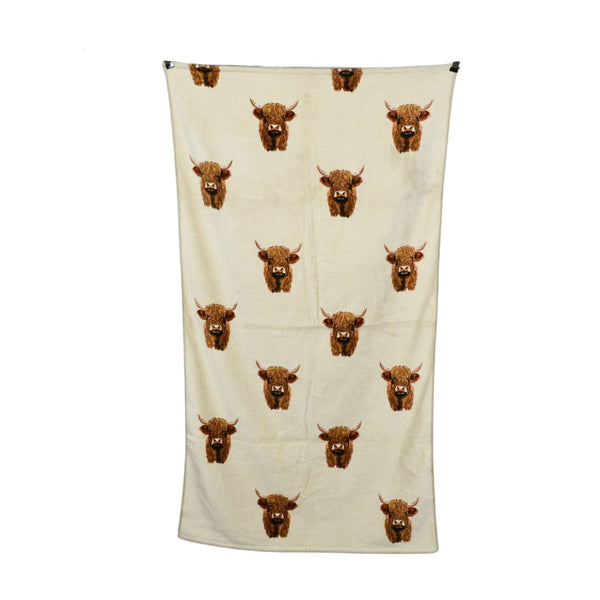 Luxury Soft Printed Cotton Baby Bath Towels