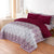 LUXURY PRINTED QUILTED COMFORTER SET - 6PC