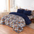 LUXURY PRINTED QUILTED COMFORTER SET - 6PC