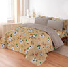 LUXURY PRINTED QUILTED COMFORTER SET - 6PC